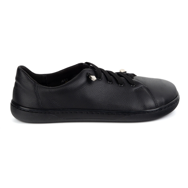 Dámské barefoot minimalistické kožené boty 0771W pea black