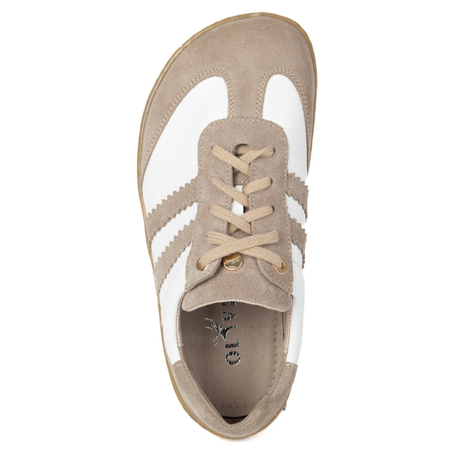 Damskie buty barefoot model 1774POL BIAŁY+CAPUCINO