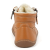 Dámské minimalistické barefoot zimní kožené boty 1261 red