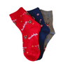 Sada dámských ponožek vánoční ponožky 3 páry bavlna
