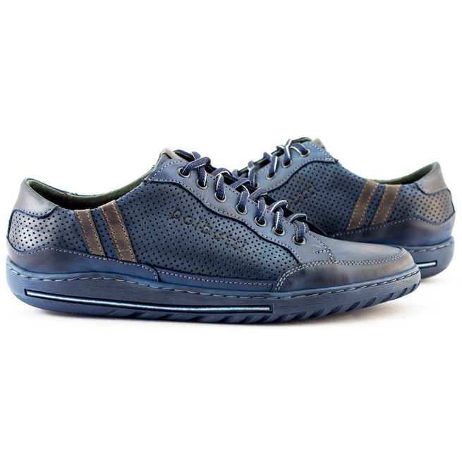 Buty męskie casual JOK31 granatowe