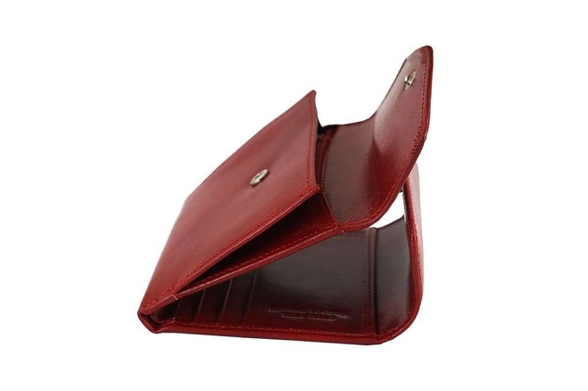 Barberini's portfel ze skóry naturalnej - Granatowy