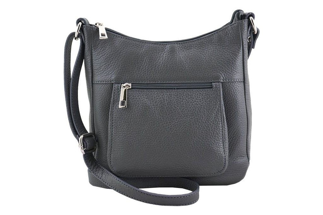 Dámská kožená kabelka - Barberini's - Grey