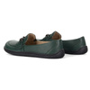 Dámské minimalistické kožené mokasíny Barefoot 1288AR green