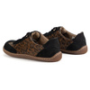 BAREFOOT dámská minimalistická kožená obuv 1287 black nubuck camouflage