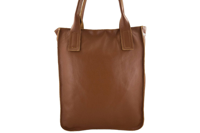 Nákupní taška do práce - světle hnědá