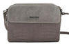 Stylová tříkomorová crossbody kabelka - Béžová tmavá