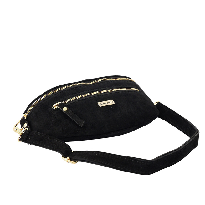 Dámská semišová ledvinka Barberinis - černá