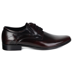 Męskie buty wizytowe skórzane Olivier 256LU – polskie obuwie do garnituru