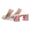 Kožené lodičky Damiss beige multicolor DS 811/2/A