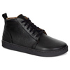 Buty damskie zimowe barefoot skórzane Z-B04 czarne