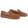 Buty męskie wsuwane ze skóry naturalnej POLBUT 2124 camel