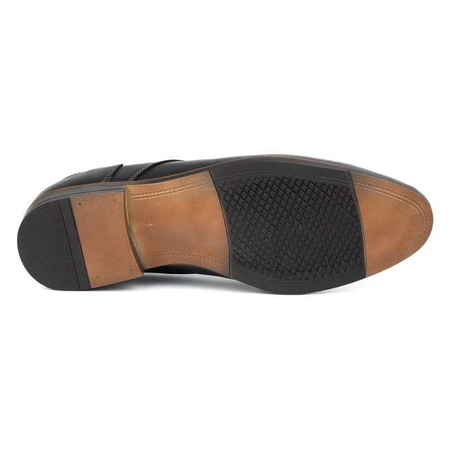 Olivier 263GT kožené společenské boty černé