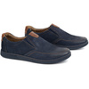 Buty męskie skórzane Casual 854/2 granatowe