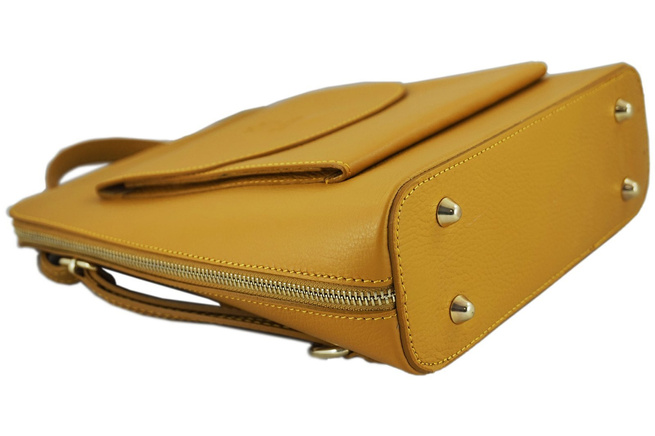 Kožený batoh / poštovní taška - Casual 2v1 - Červená