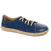 Dámské minimalistické kožené boty barefoot 0771W navy blue jeans