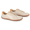 BAREFOOT Damskie minimalistyczne sneakersy skórzane OLIVIER 1282 beżowe