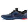 Pánské kožené boty K24 navy blue