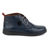 Pánské kožené boty Chukka KAMPOL 110/63 navy blue