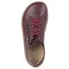 Damskie minimalistyczne buty skórzane barefoot model 1243/2 bordowe