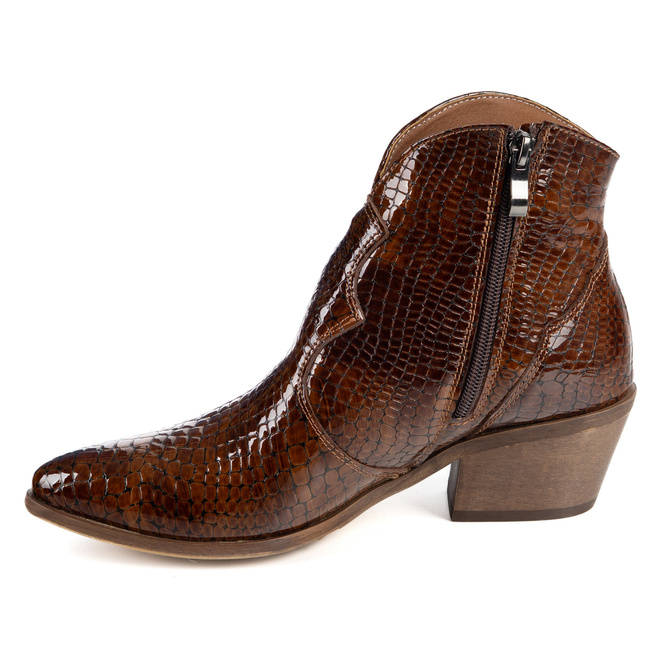 Olivier Monroe - dámské kožené boty ve stylu kovbojky