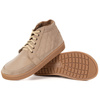 Buty damskie zimowe barefoot skórzane Z-B05 beżowe