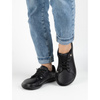 Dámské barefoot minimalistické kožené boty 0771W pea black