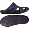 Pánské kožené žabky 217/53KAM navy blue