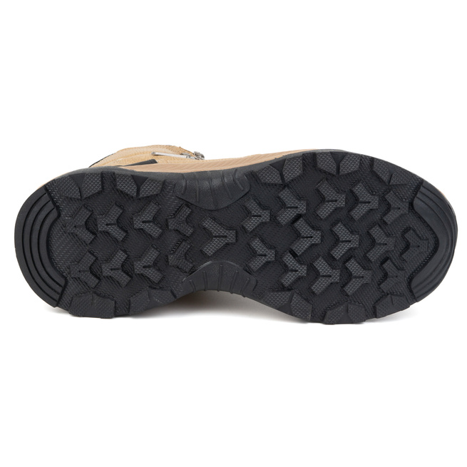 Pánská trekingová zimní kotníková obuv vysoká Filippo MTR6653/24 béžová