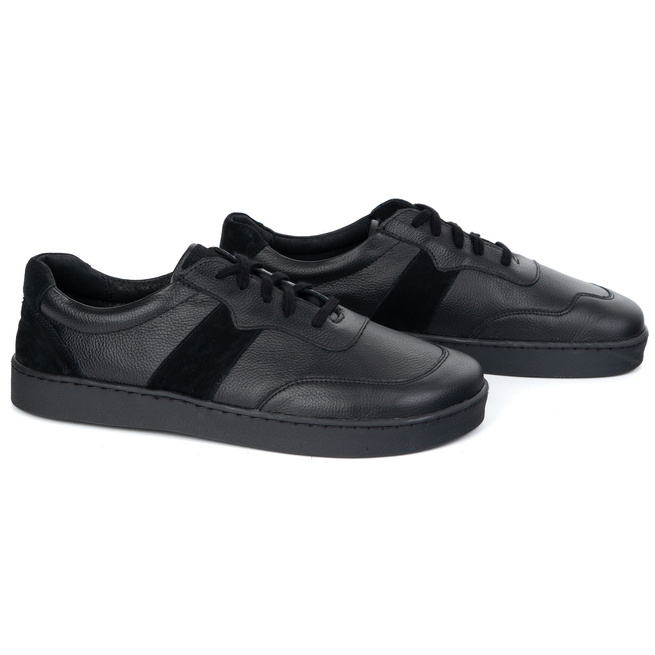 Polskie buty męskie barefoot 0549 czarne