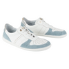 Buty barefoot skórzane Olivier 1773POL – lekkie sneakersy minimalistyczne białe z niebieskim