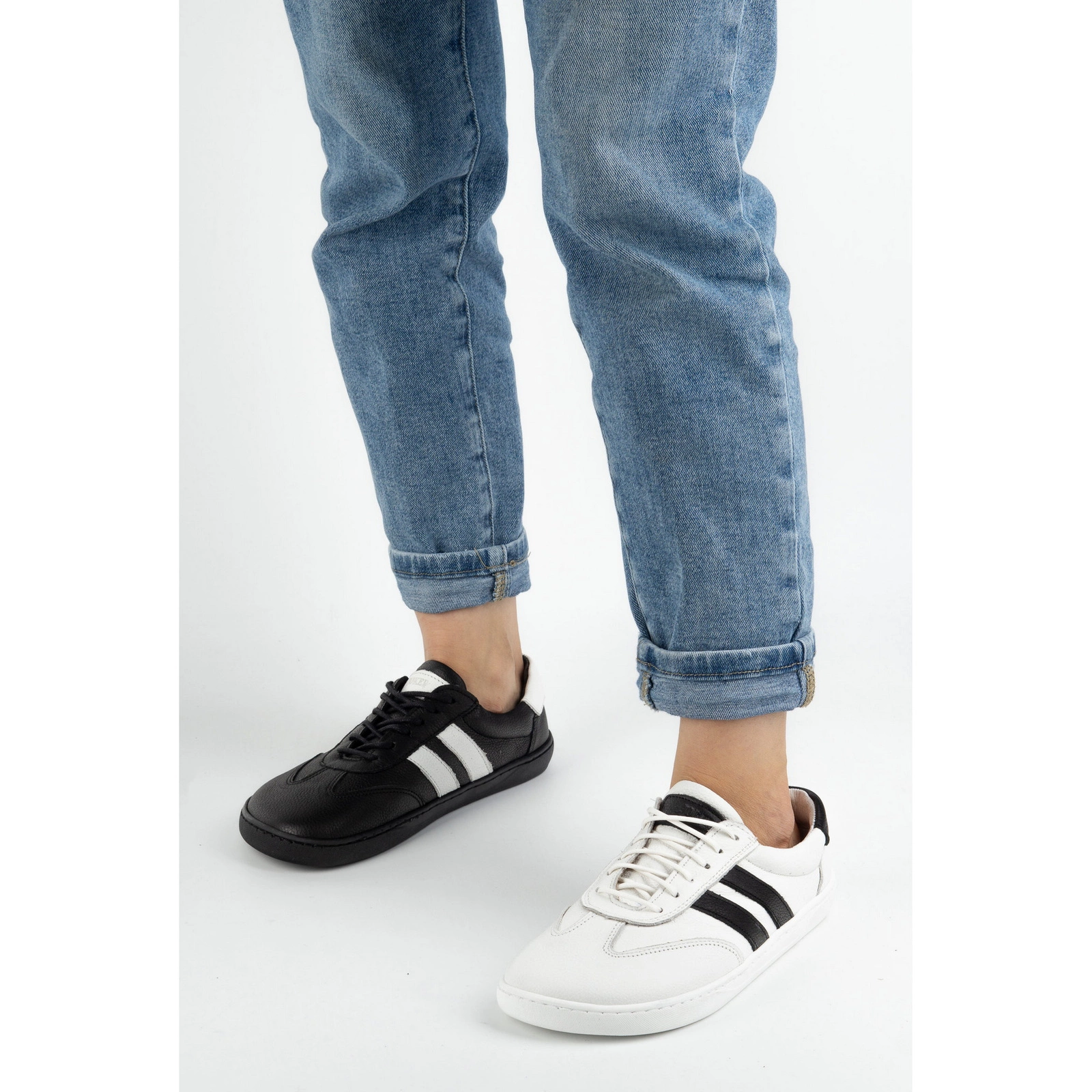 JOKER BLACK - minimalistyczne skórzane buty Olivier