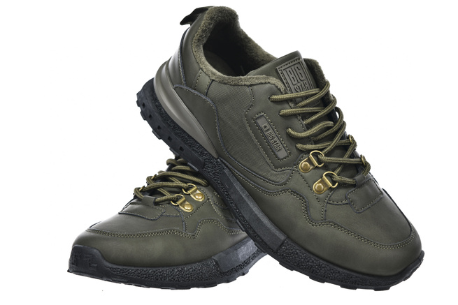 Buty męskie ocieplane Big Star SS174413 zielone
