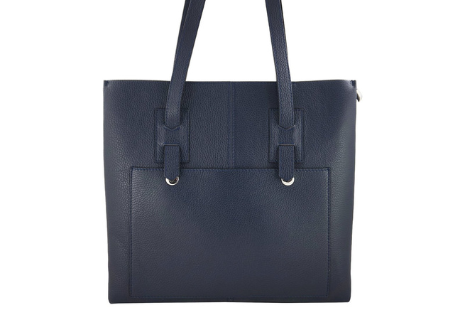 Módní velká městská kabelka A4 - šedá tmavá