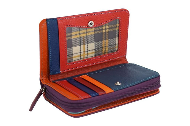 Barberini's - Dámská kožená peněženka - černá