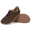 Buty BAREFOOT minimalistyczne skórzane 0796W welur brązowe