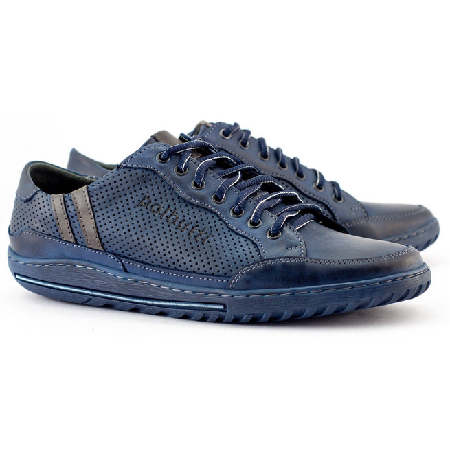 Buty męskie casual JOK31 granatowe