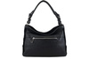 Klasická semišová kabelka Barberinis - černá