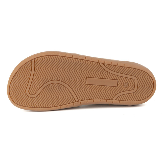 Mokasyny damskie barefoot Inga z szerokim przodem POLSKIE  beżowe