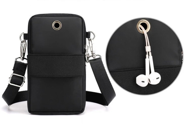 Kabelka postbag pouzdro na telefon přes rameno králík