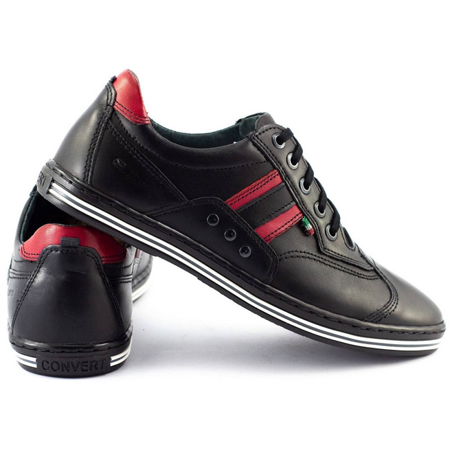 Buty męskie CASUAL 1801 czarne