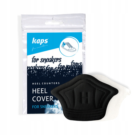 Piankowe zapiętki do butów - Kaps HEEL-COVER for Sneakers czarne