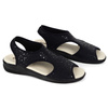 Dámské flexibilní sandály comfooty emma black glossy  