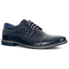 Pánská elegantní kožená obuv 276LU navy blue