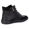 Buty damskie barefoot skórzane zimowe minimalistyczne 1294 czarne