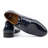 Pánská společenská kožená obuv z lakované kůže 480 navy blue