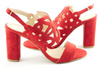 Dámské sandály 02100 červené
