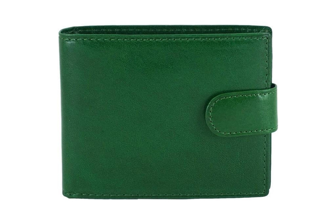 Pánská kožená peněženka Barberini's - tmavě zelená