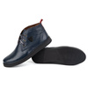 Pánské kožené boty Chukka KAMPOL 110/63 navy blue