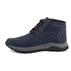 Pánské zimní kožené boty 119GT navy blue